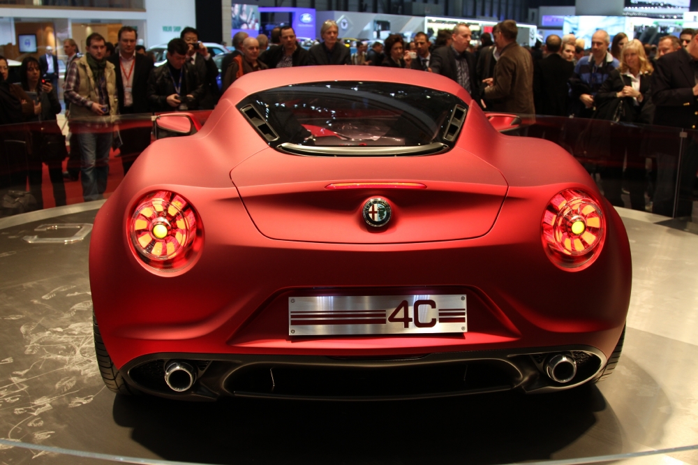 Zdjęcia z premiery Alfy Romeo 4C