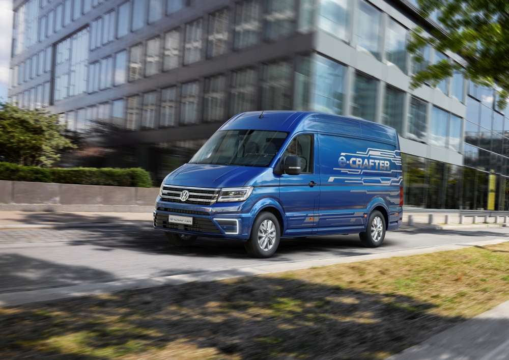 Volkswagen e-Crafter: Volkswagen Samochody Użytkowe prezentuje auto dostawcze z napędem elektrycznym