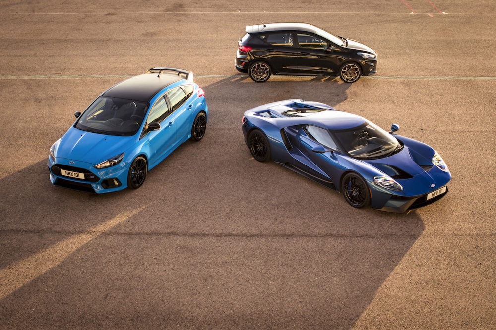 Modele Ford Performance na torze