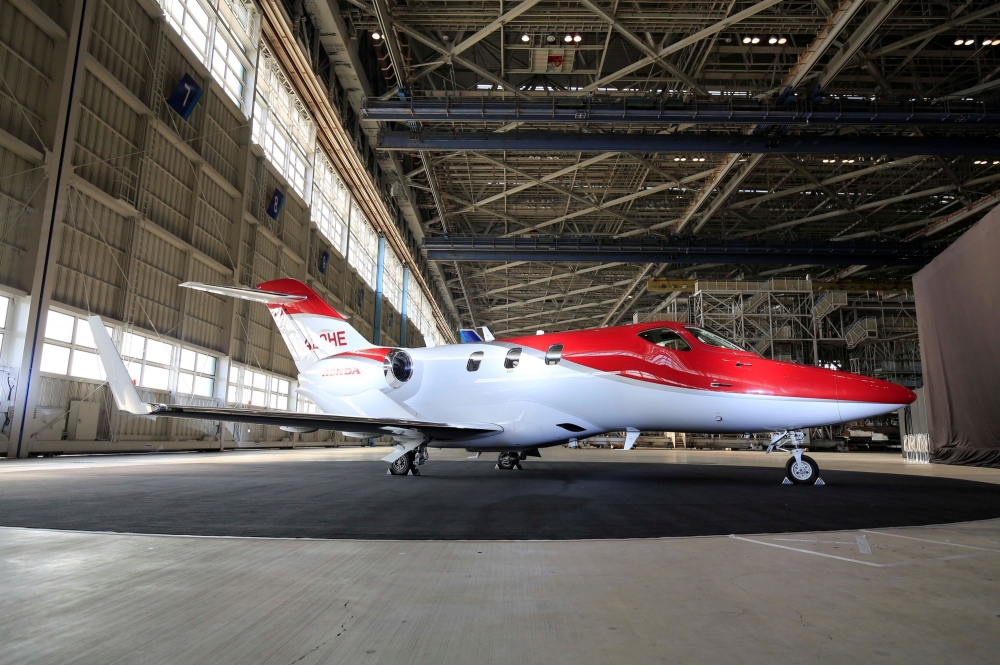 HondaJet pokazana po raz pierwszy w Europie