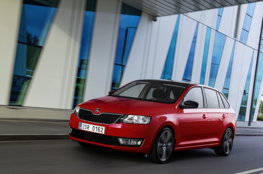 Skoda Rapid Spaceback Style Plus: szpaner