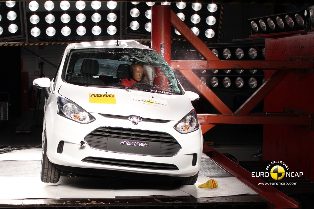 Nowy Ford B-MAX: pięciogwiazdkowa nota w testach Euro NCAP