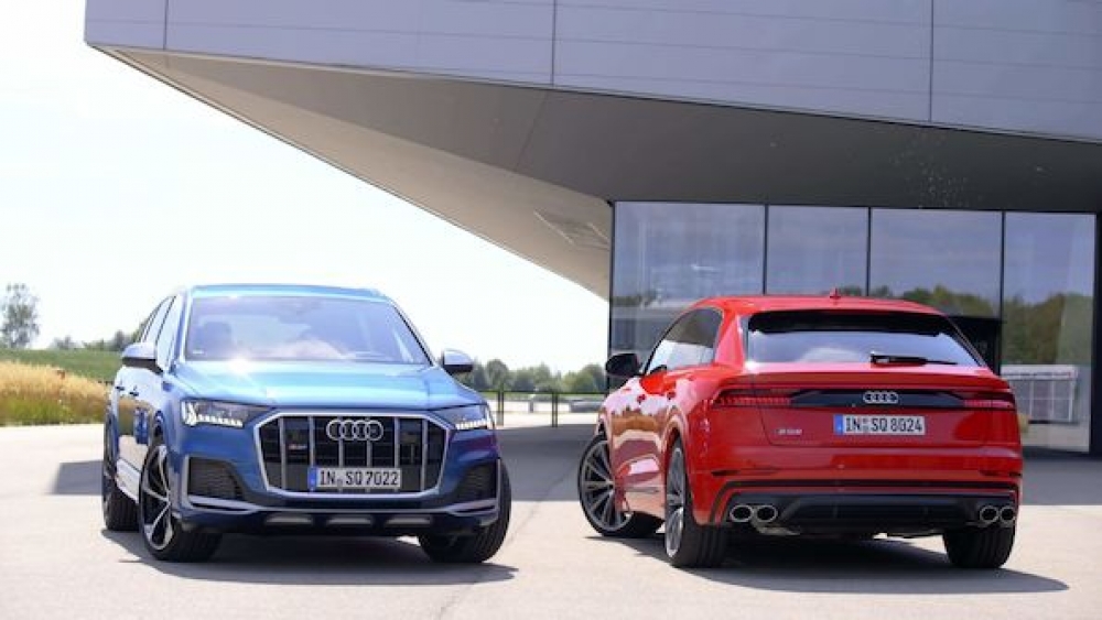 Sportowy charakter i nadzwyczajne osiągi: Audi SQ7 i SQ8 z silnikiem benzynowym V8 TFSI