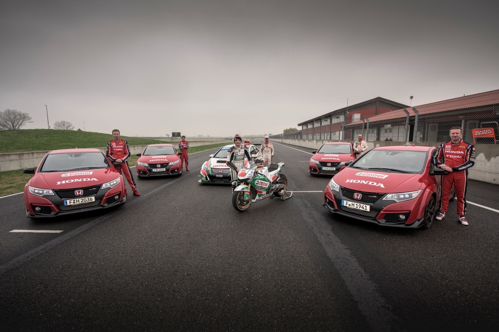 Honda MotoGP vs. Honda Civic Type R vs. Honda Civic WTCC