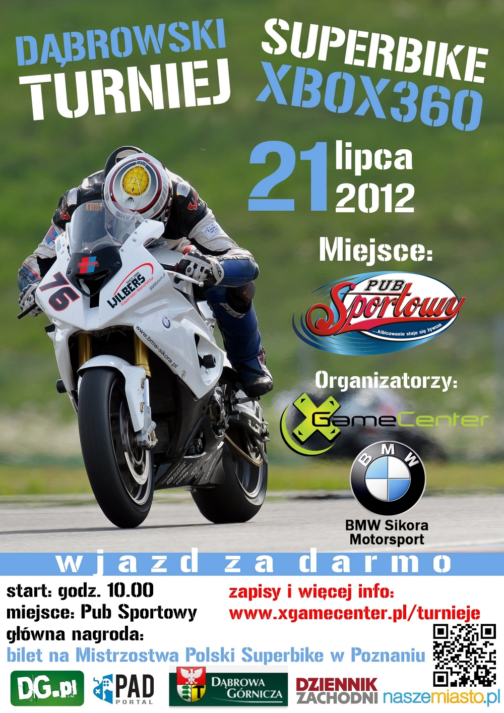Turniej motocyklowy w Dąbrowie Górniczej