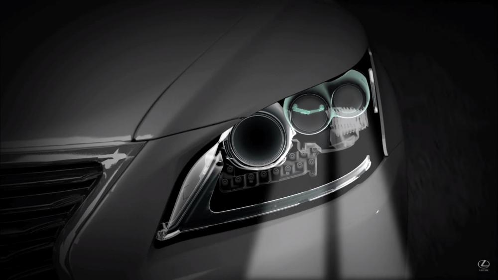 Adaptacyjne światła drogowe w  Lexusie