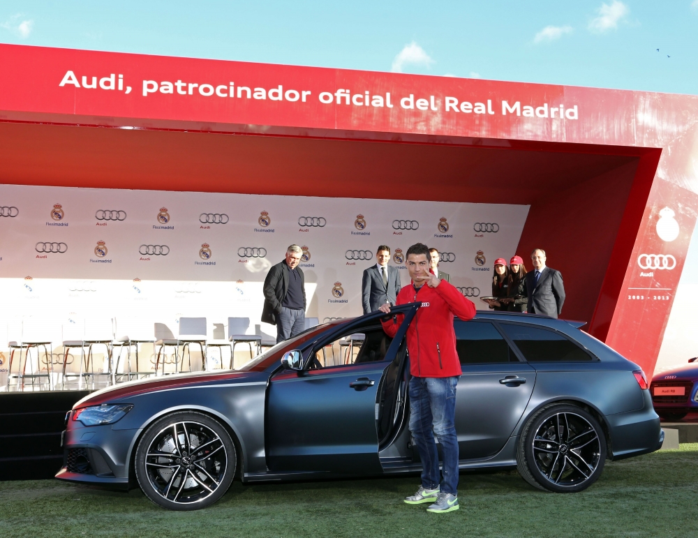 RS 6 dla Ronaldo, Q7 dla Bale i Casillasa