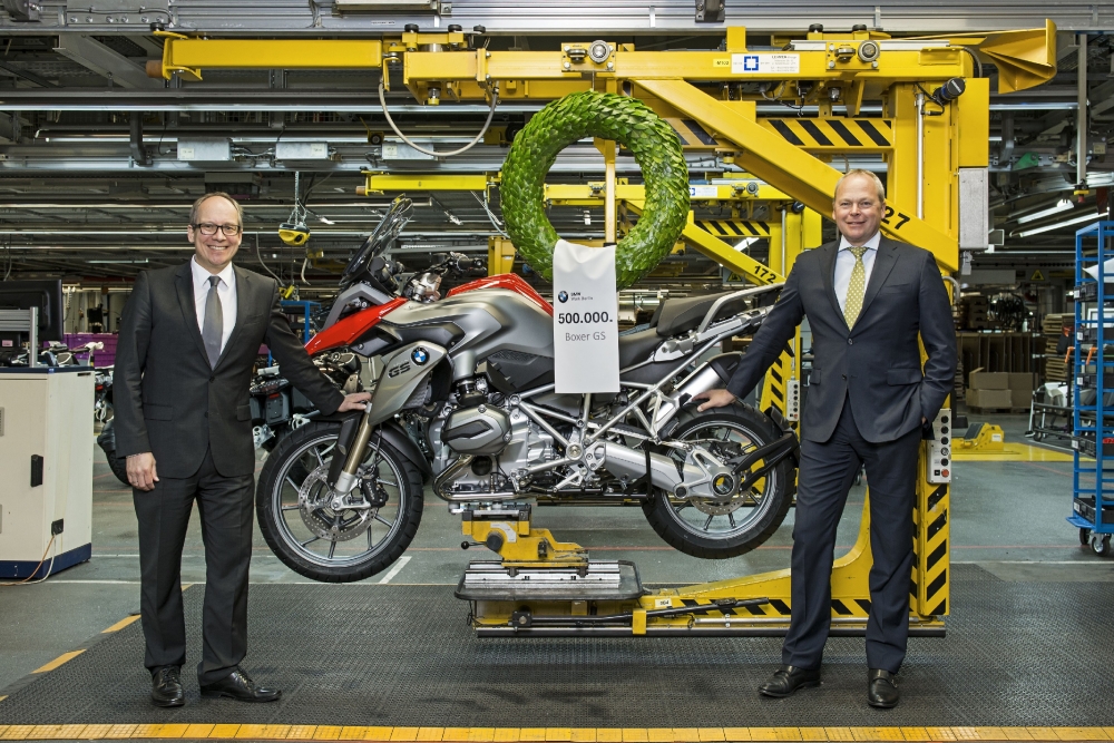 500-tysięczny motocykl BMW GS z silnikiem typu boxer