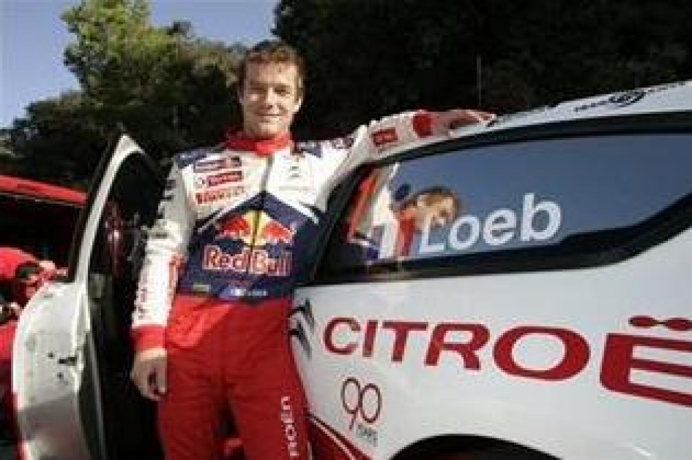Loeb na motocyklu