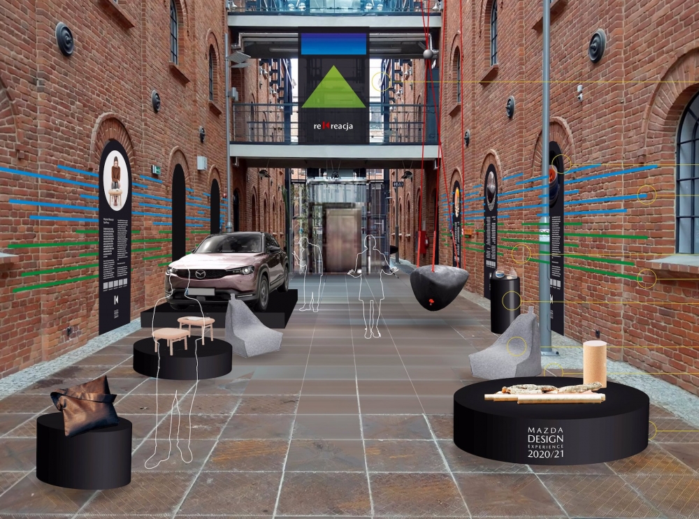 Wystawa finalistów konkursu Mazdy podczas Łódź Design Festival
