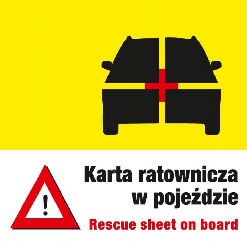 Karty ratownicze w samochodach marki Volkswagen