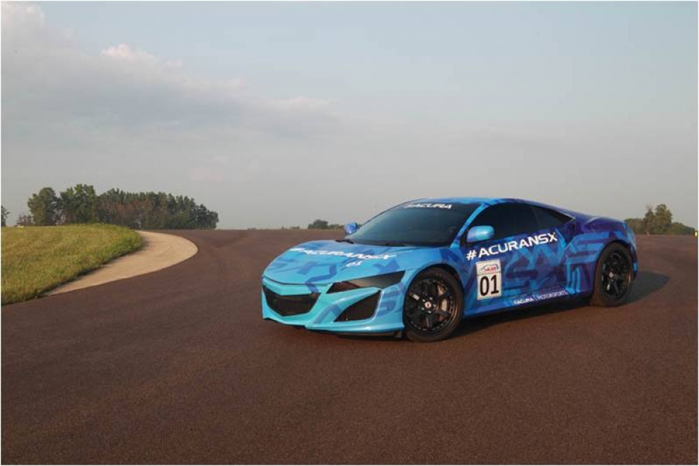 Honda NSX 2013 - prezentacja na torze w Ohio