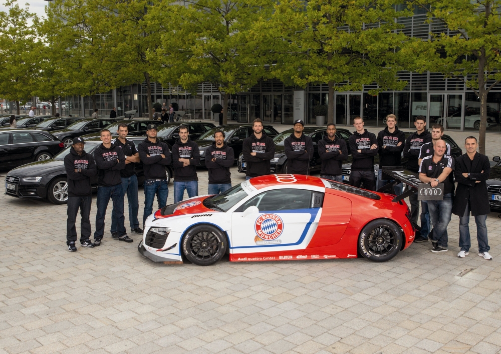 Koszykarze FC Bayern z wizytą w Audi