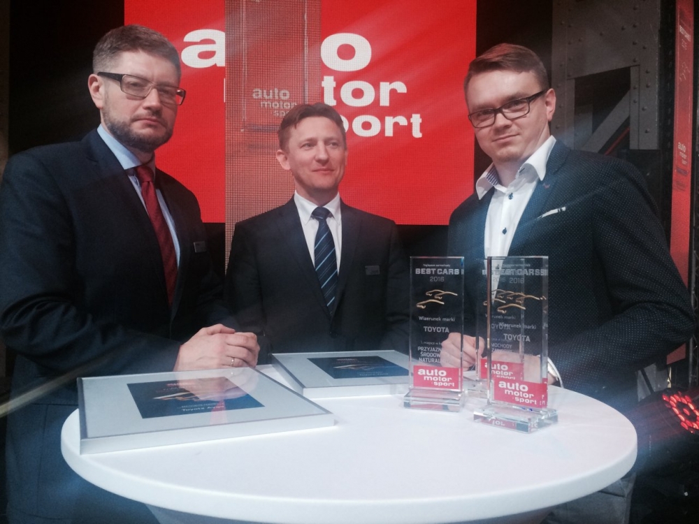 Toyota: pięć nagród w konkursie Best Cars 2016