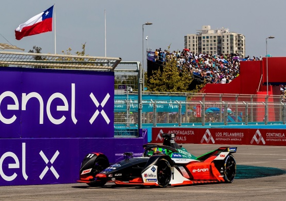 Zawodnik Audi Lucas di Grassi zachwycił doskonałą jazdą w Santiago de Chile