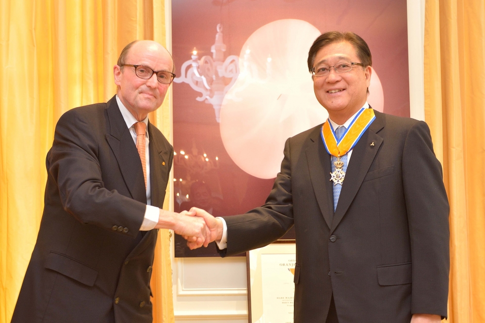 Prezes MMC z tytułem Komandora Orderu Oranje-Nassau