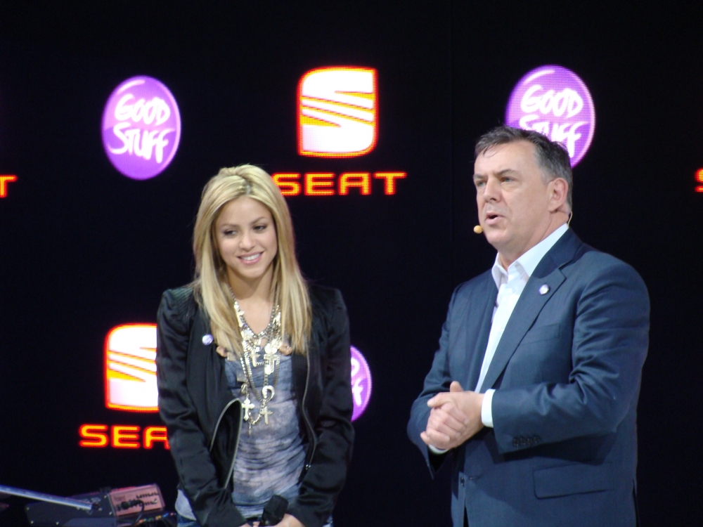 Shakira gwiazdą Salonu Samochodowego w Genewie
