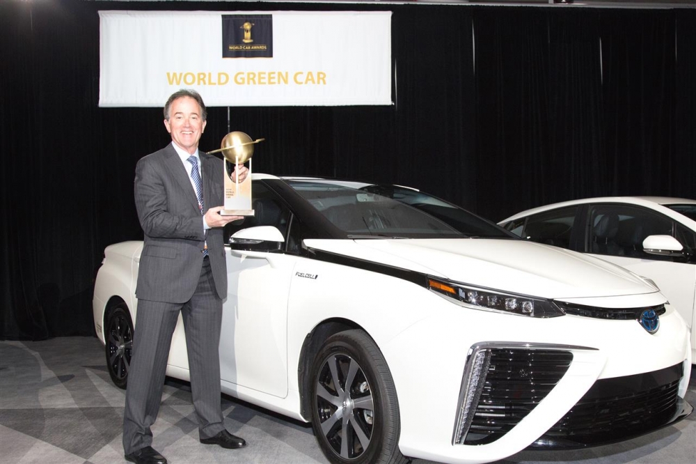 Toyota Mirai otrzymała tytuł World Green Car of The Year 2016