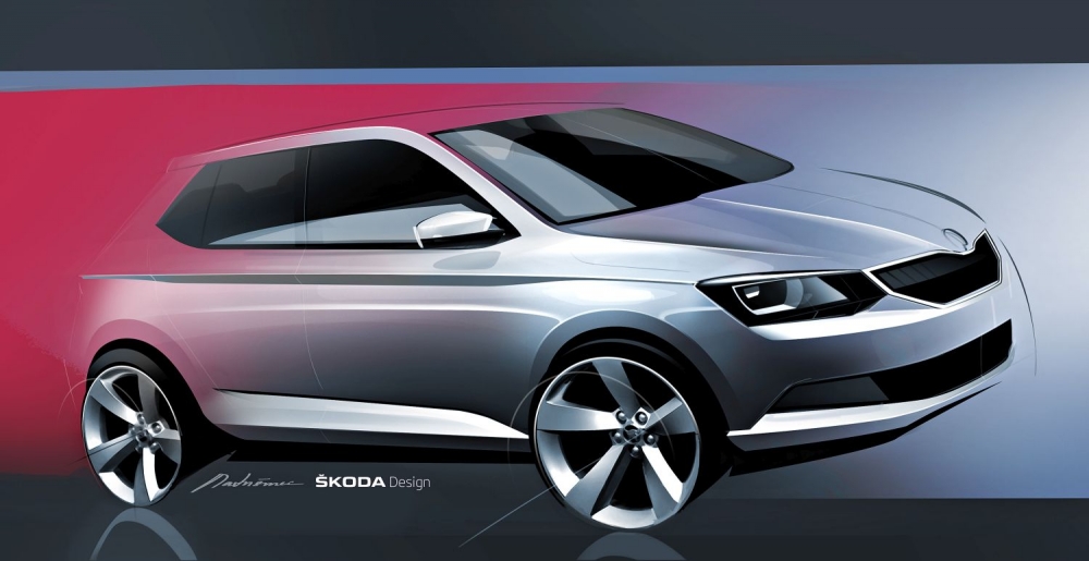 Nowa Skoda Fabia - pierwszy szkic