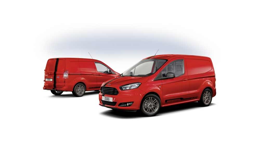 Fordy Transit Courier i Tourneo Courier w wersji Sport
