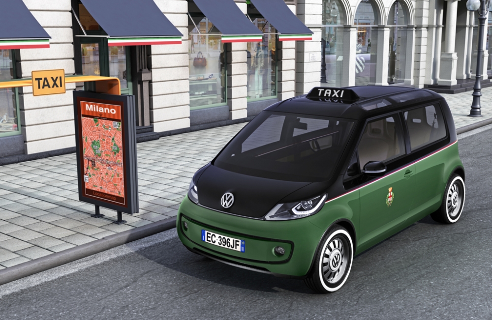Elektryczna taksówka Volkswagena