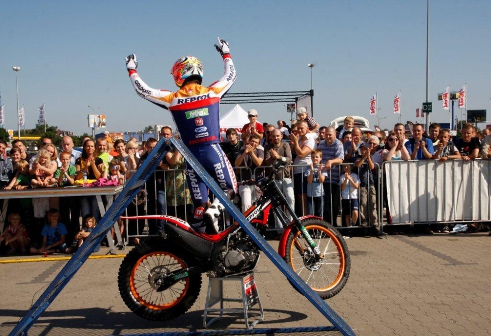 Mistrz Świata Takahisa Fujinami na finale Honda Gymkhana 2012