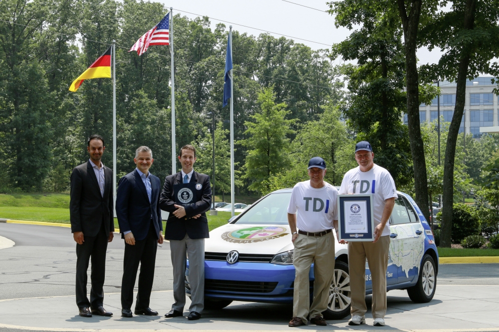Rekord Guinnessa Golfa TDI Clean Diesel