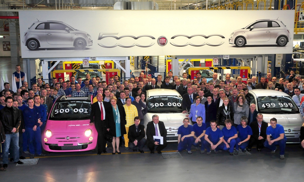 500 tysięcy Fiatów 500