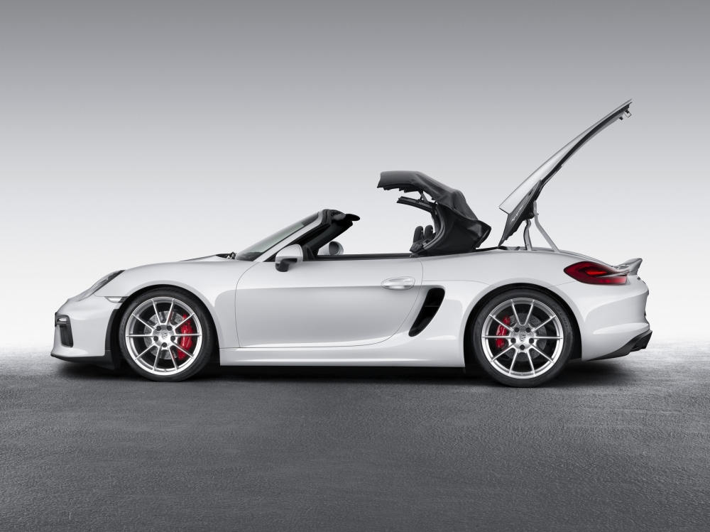 Nowy Boxster Spyder w akcji