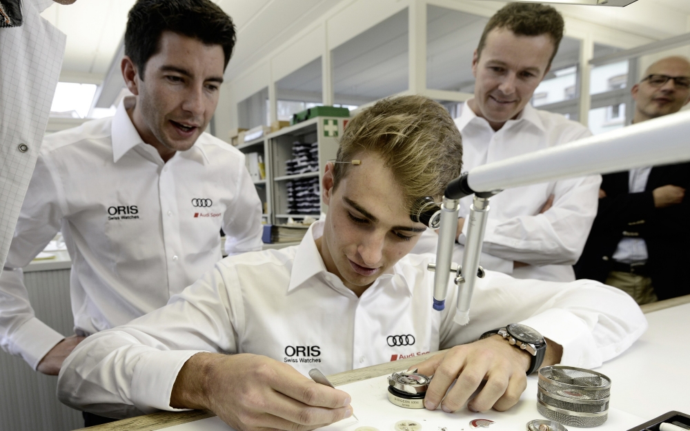 Kierowcy Audi z wizytą u partnerskiej firmy Oris