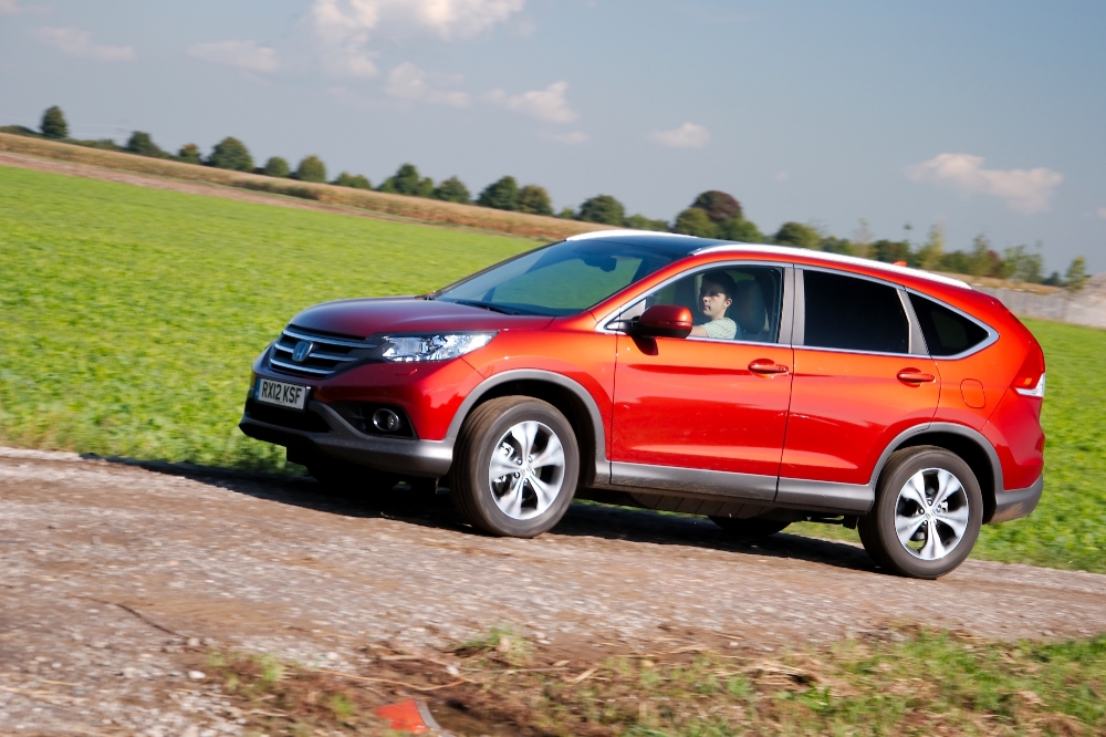 Złota kierownica dla Hondy CR-V